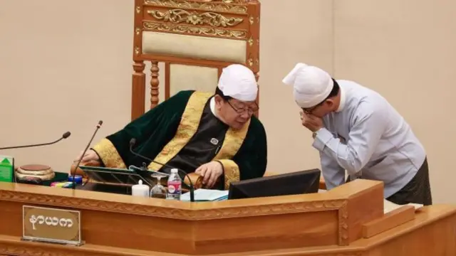၂၀၂၀ မတ်လတုန်းက ပြည်ထောင်စုလွှတ်တော်မှာ တွေ့ရတဲ့ ဦးတီခွန်မြတ်
