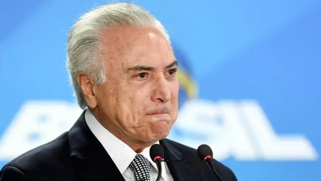 O presidente Michel Temer