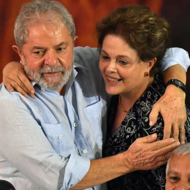 Lula da Silva y Dilma Rousseff.