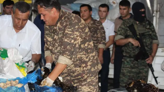 Ноқонуний наркотик моддаларни ёқиш пайти