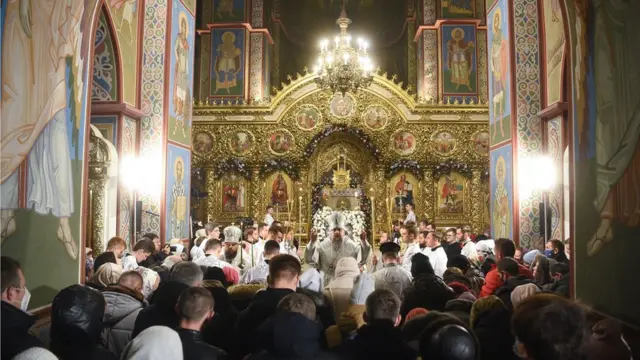 Всенічне бдіння у кафедральному Свято-Михайлівському Золотоверхому соборі