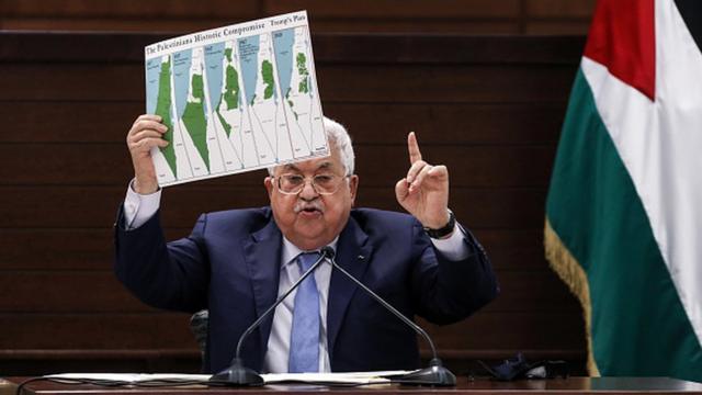 Глава Палестинской Автономии Махмуд Аббас