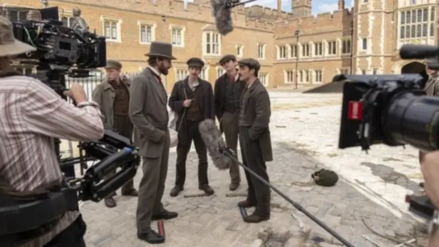 На съемках фильма