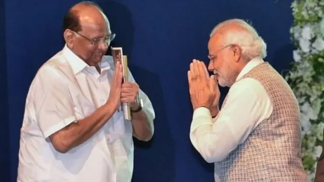 पवार मोदी