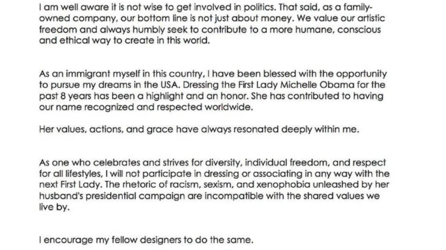 Carta de Sophie Theallet