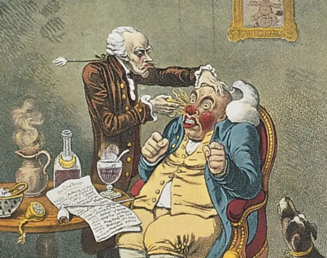 Una pintura de los "tractores Perkins".