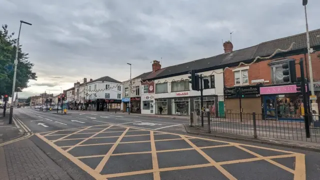 लेस्टर का बेलग्रेव रोड जहां तनाव का सबसे ज़्यादा असर रहा