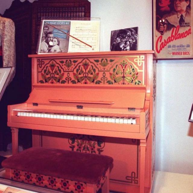 El piano usado en la película "Casablanca".