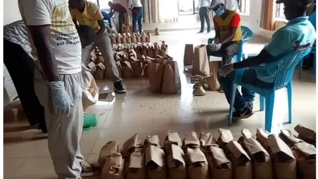 Familia zinazopokea msaada wa chakula ni zile zilizoathiriwa na agizo la kukaa nyumbani