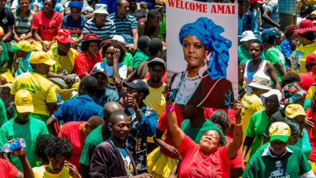 Grace Mugabe est une sérieuse prétendante à la succession de son mari.
