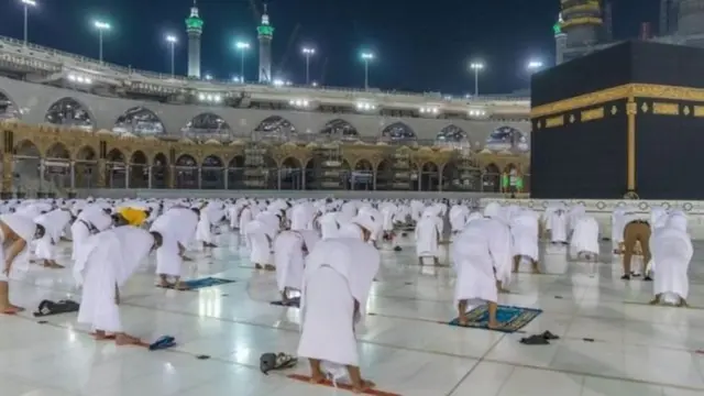 மெக்கா : ஏழு மாதங்களுக்கு பிறகு வெளிநாட்டு யாத்ரீகர்களுக்கு அனுமதி - புகைப்பட தொகுப்பு