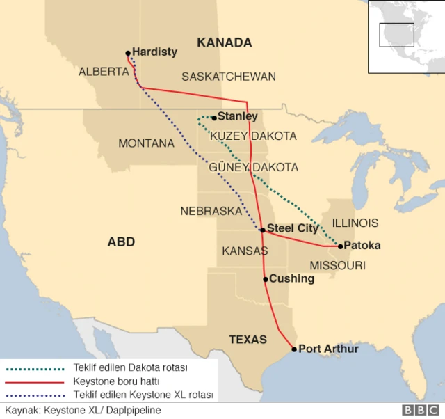 Boru hattı haritası