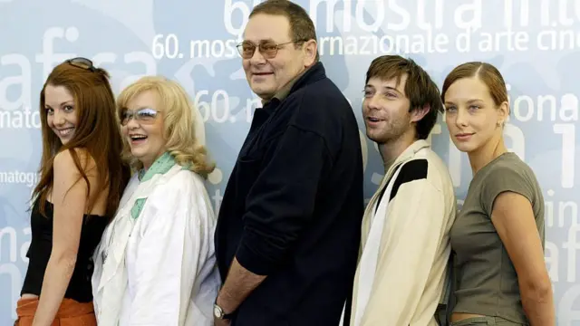 Ekipa filma "Sjaj u očima" Srđana Karanovića na Filmskom festivalu u Veneciji