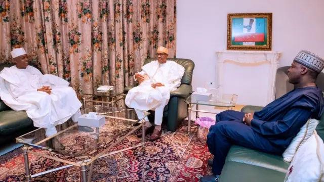 Buhari, Saraki na Dogara
