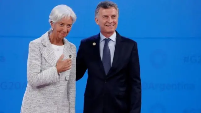 Christine Lagarde e Mauricio Macri