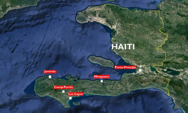 Mapa do Haiti