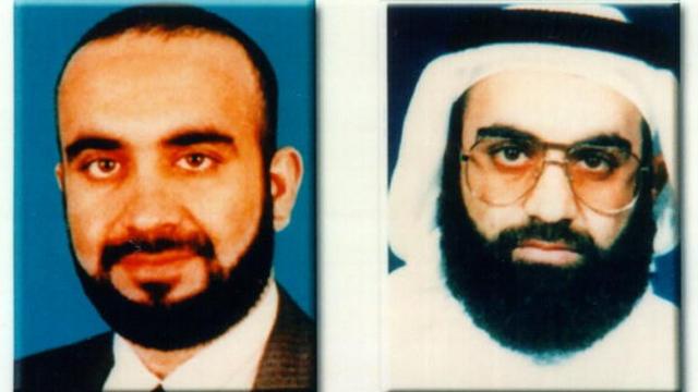 Duas fotos de arquivo de Khalid Sheikh Mohammad