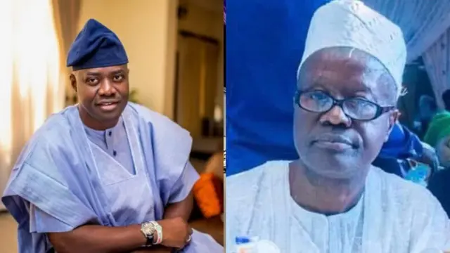 Gomina Makinde pẹlu Alagba Kamorudeen Aderibigbe