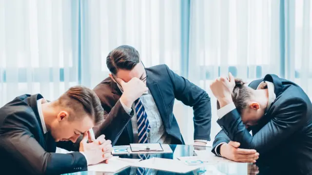 Empleados en una oficina