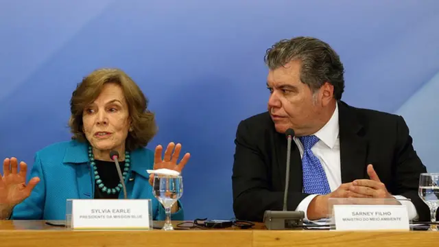 Sylvia Earle e Sarney Filho