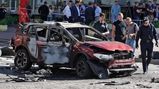 Місце загибелі Павла Шеремета