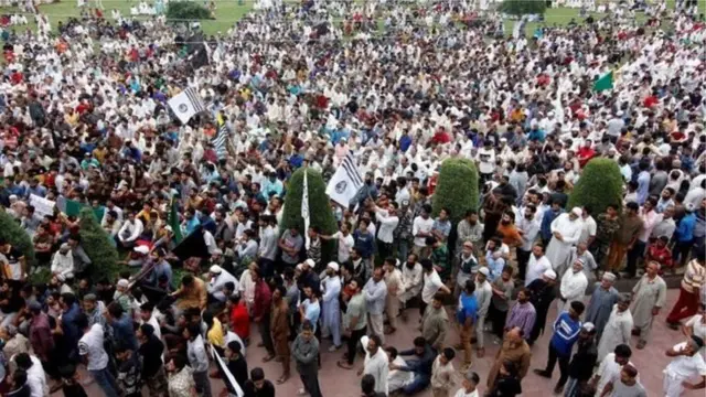 ৯ই অগাস্ট কাশ্মীরে হওয়া বিক্ষোভ।