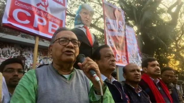 বাংলাদেশের কমিউনিস্ট পার্টির সভাপতি মুজাহিদুল ইসলাম সেলিম।