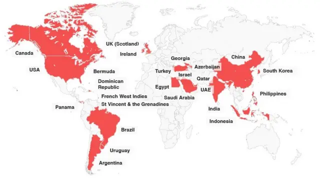 Maeneo ambayo Bw Trump ana biashara