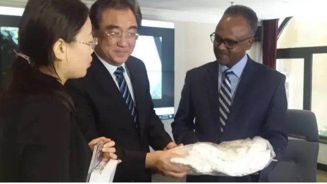 ልኡኻት ቻይና ምስ ዶክተር ኣብርሃም ተኸስተ