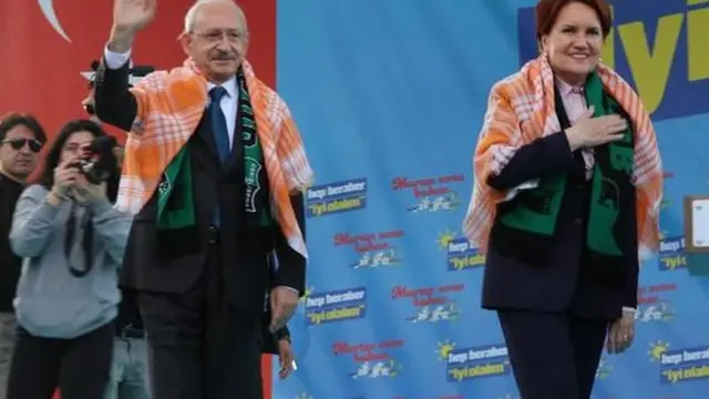 CHP Genel Başkanı Kemal Kılıçdaroğlu ve İYİ Parti Genel Başkanı Meral Akşener