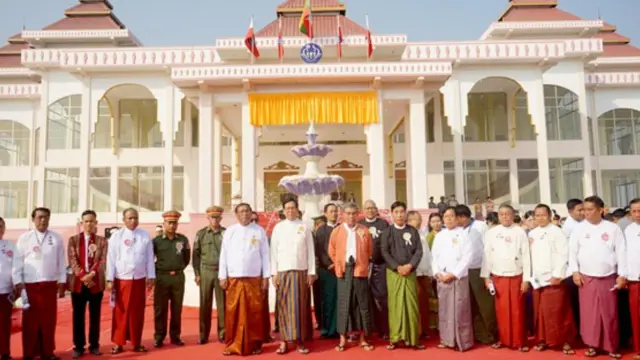 ၂၀၁၉ ခုနှစ်က ဖွင့်လှစ်ခဲ့တဲ့ရခိုင်ပြည်နယ်လွှတ်တော် အဆောက်အအုံသစ်