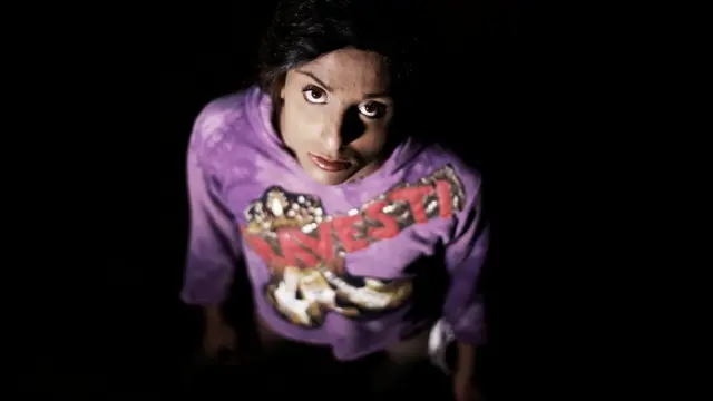 Isabela, de 19 años, posa para un retrato en una casa-refugio para la comunidad LGBT (Lesbianas, Gais, Bisexuales y Transexuales) en Sao Paulo, por el día internacional contra la homofobia y la transfobia.