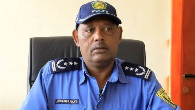 Taliyaha booliska degmada Addis Ketema ee magaalada Addis Ababa Commander Kebede Asafa
