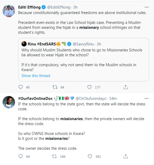 Reactions to Kwara hijab controversy