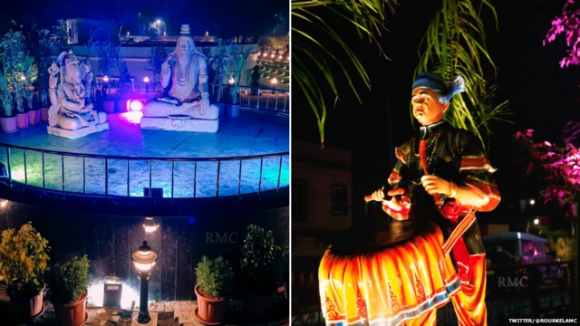 राउरकेला में की गई सजावट