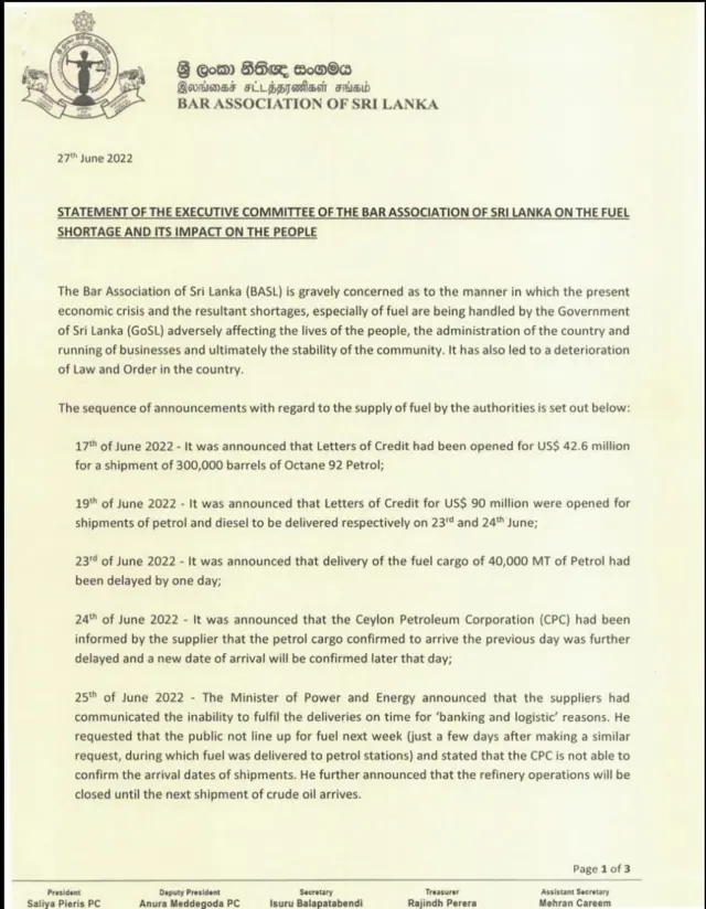 ශ්‍රී ලංකා නීතිඥ සංගමය