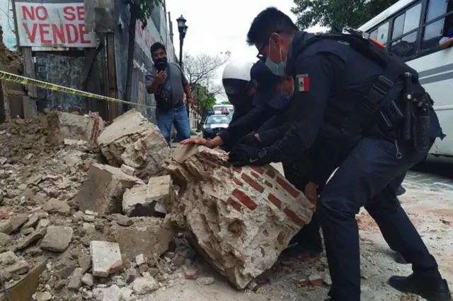 Danos en Oaxaca