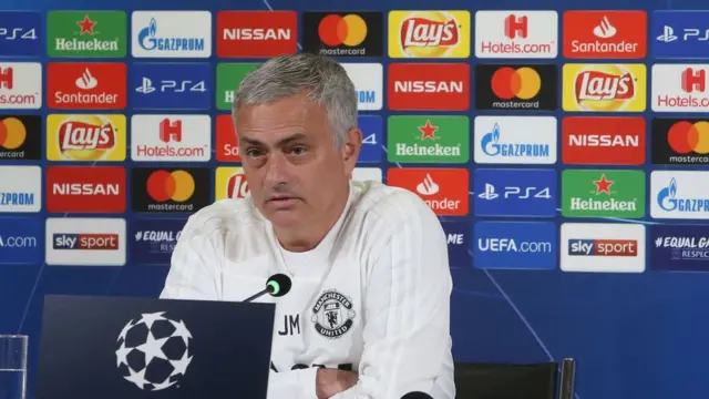 Jose Mourinho mu kiganiro n'abanyamakuru kuri uyu wa gatatu
