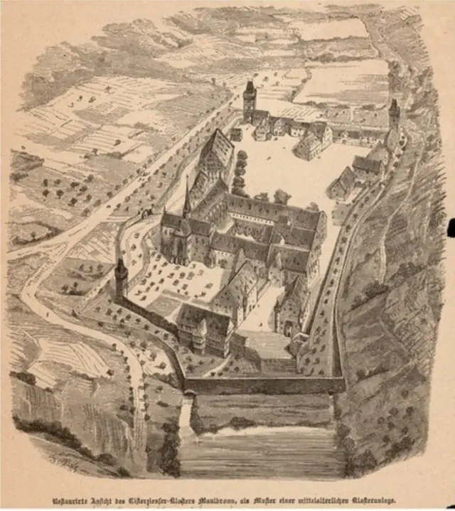 Ada beberapa kisah awal mula Biara Maulbronn yang beredar.