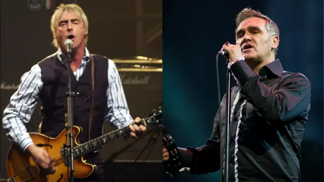 Paul Weller y Morrissey