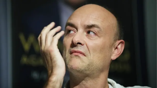 دومینیک کامینگز مشاور ارشد و مغز متفکر دولت بوریس جانسون