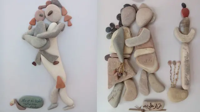 Laba dhagax oo dad uu u ekeysiiyay