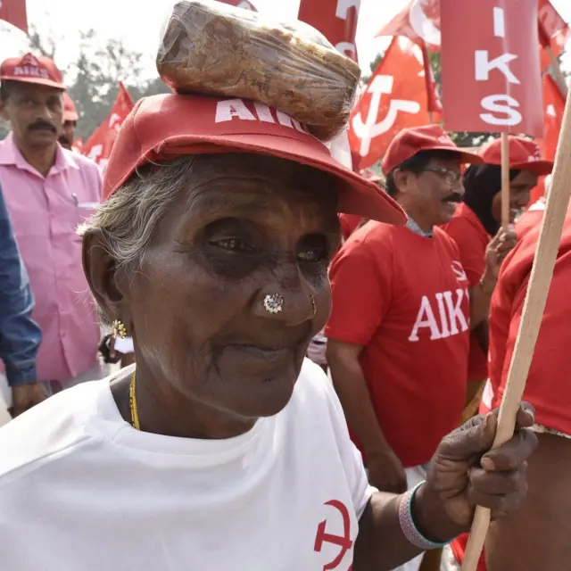 કિસાન મુક્તિ માર્ચની તસવીર