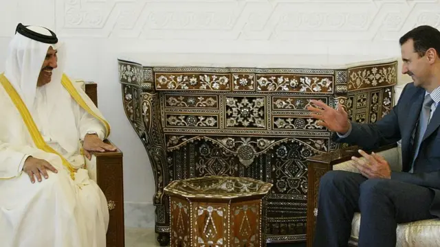 الاسد وحمد ين جاسم