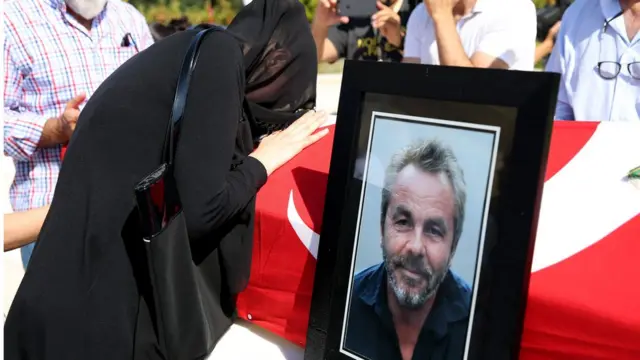 Erol Olçak'ın cenazesi