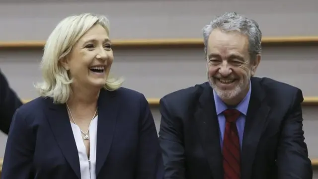 Геролф Аннеманс и Марин Ле Пен