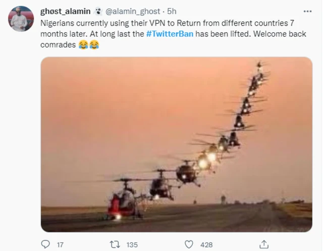 Twitter ban in Nigerian: Funny reactions from Nigerians as president Buhari lift twitter ban