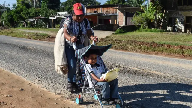 Мигрантка с ребенком