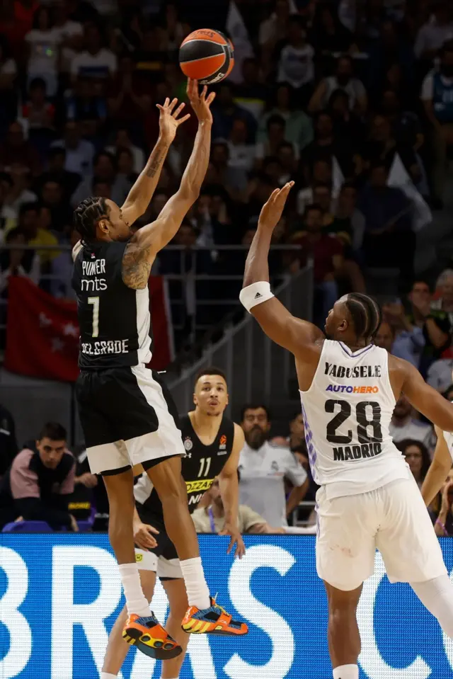 Кевин Пантер шутира за победу Партизана над Реалом