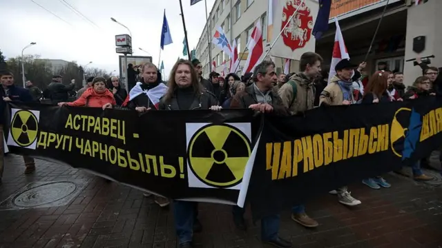 Акция оппозиции в 2016 году в память о Чернобыльской катастрофе